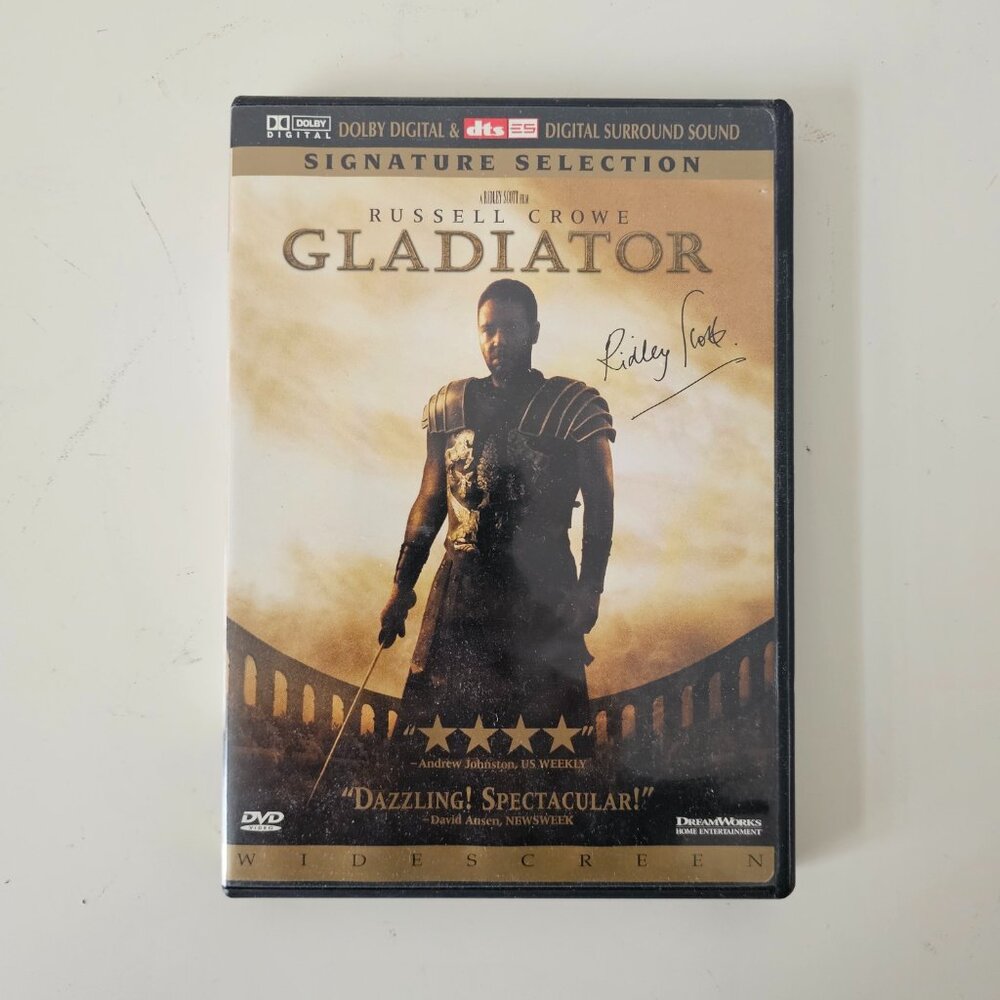 Gladiator DVD 2000 Widescreen Signature Selection - Russell Crowe, Joaquin Phoen